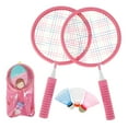 thumbnail image 2 of Muyoka Raquetas de bádminton para niños 8 en 1 Juego de bádminton para niños Juego de entrenamiento de juego de bádminton Juego de deporte para interiores y exteriores con 2 raquetas, 3 volantes, 2 pr Muyoka Hogar, 2 of 7
