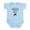 Sky Blue, variant on CafePress - Fish Like My Uncle Body Suit - Baby Light Bodysuit, Size Newborn - 24 Months