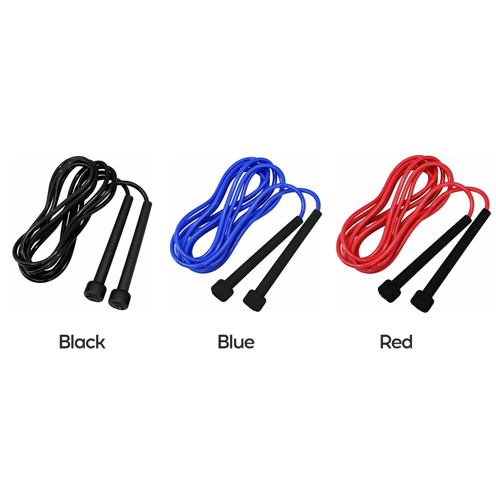Speed Skipping Rope Boxing Jumping Crossfit Weight Loss Fitness Exercise Blue 