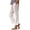 AX29_Light pink, variant on Resicozy Striped Linen Pants Women Summer Plus Size Elastic Waist Straight Leg Cropped Pants Casual Boho Beach Trousers Gray M