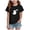 b18-Black, variant on KPOPLK Kid Girls Halloween Shirts Fall Short Sleeve Crewneck Graphic T-Shirt Spooky Season Outfits Tees Tops 1-14Years,Size 9-10 Years