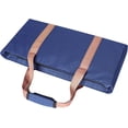 thumbnail image 2 of CNV American Mahjong Set Bag - Empty Soft Canvas Tote Bag with 2 Wrappers, Deep Blue, Portable Mahjong Case for Tiles, Racks & Accessories (Case Only), 2 of 5