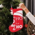 thumbnail image 5 of Sikiie Saying Ho Ho Ho Christmas Stockings,18 Inches Christmas Stockings Xmas Hanging Stockings for Family Christmas Decorations & Gifts, 5 of 7