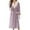 Purple, variant on Fleece Nightgown for Women Long Sleeve Womens Housecoat Warm Pajamas Womens Robes Long Women'S Flannel Pajamas