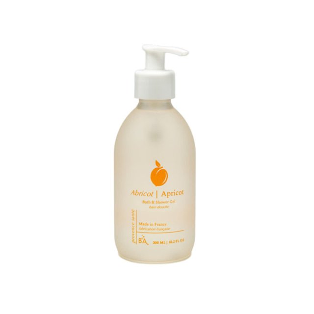 Gel de ducha Provence Sante – Limpiador y nutritivo profundo hidratante para piel seca, áspera y sensible, limpia e hidrata 10.2 oz (albaricoque)