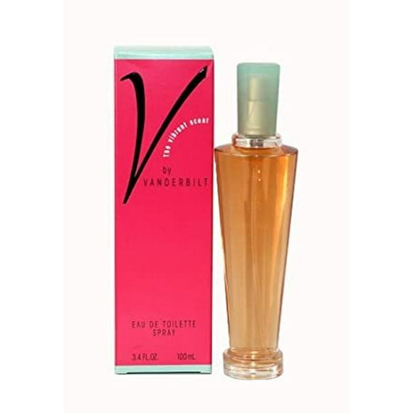 V Parfum par Gloria Vanderbilt pour Femmes. Vaporisateur Eau de Toilette 3.4 oz / 100 ml
