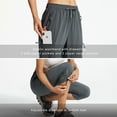 thumbnail image 4 of MASKERT Women's Capri Pants-Lightweight Quick Dry Cargo Hiking Capris Travel Casual Cropped Pants Zipper Pockets Dark Gray（Size XS-XXXL）, 4 of 8