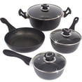thumbnail image 2 of Marble 7 Pieces Aluminum Non Stick Cookware Set - Stockpot Sauce Fry Pan Set, 2 of 2