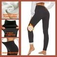 thumbnail image 5 of RDRKR Thick Fleece Leggings With Pockets, High-Rise, Black, Women's 2 XL, 5 of 5