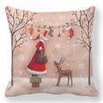 thumbnail image 4 of Funda de cojín de lino y algodón, decoración navideña para el hogar, adorno de Feliz Año Nuevo, 4 of 4