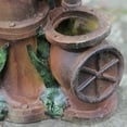 thumbnail image 5 of Northlight 23.5" Weathered Cascading Pipes Outdoor Patio Garden Water Fountain - Brown, 5 of 5