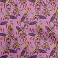 thumbnail image 1 of oneOone Rayon Purple Fabric Tropical Fabric For Sewing Printed Craft Fabric By The Yard 56 Inch Wide, 1 of 5