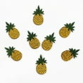 thumbnail image 5 of Glitter Decor Iron On Patches Embroidered Patches Sequins Pineapple Applique Jackets Jeans Bags Cloth T Shirt Sweater Bag Cloth Elbow Clothing Christmas Custom Decor 10pcs Pineapple Stickers, 5 of 7