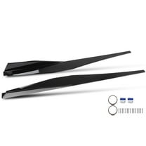 Side Skirts Extension Panel Lip Fit For 2020-2023 Corvette C8 2-Door Gloss Black