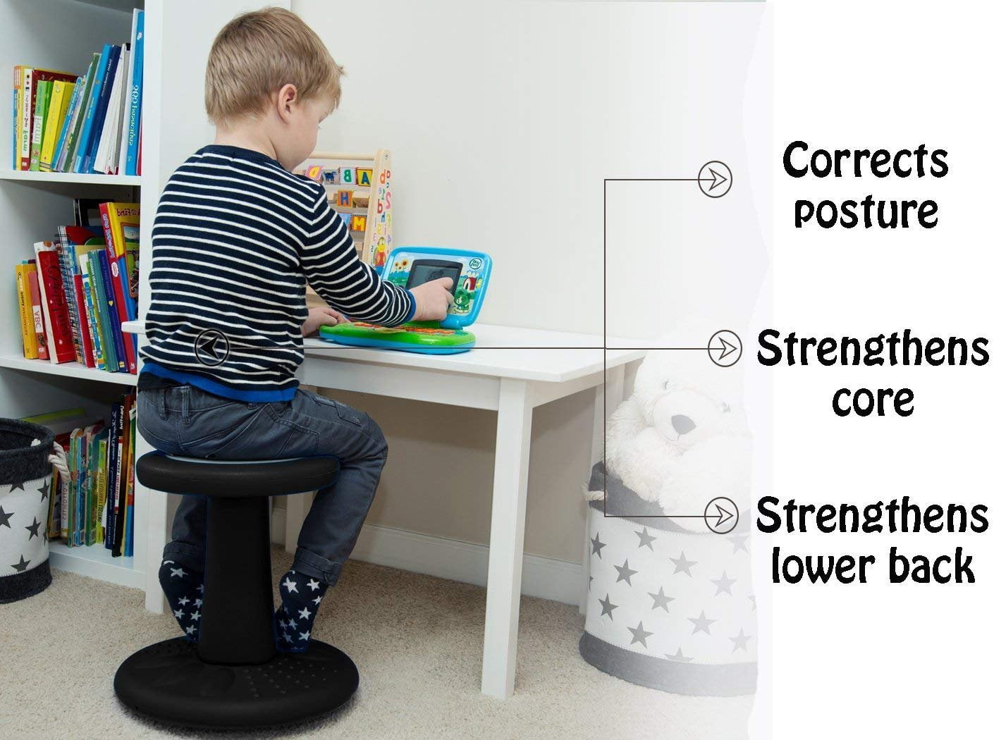 Active Kids Chair – Wobble Chair Toddlers, Pre-Schoolers - Age