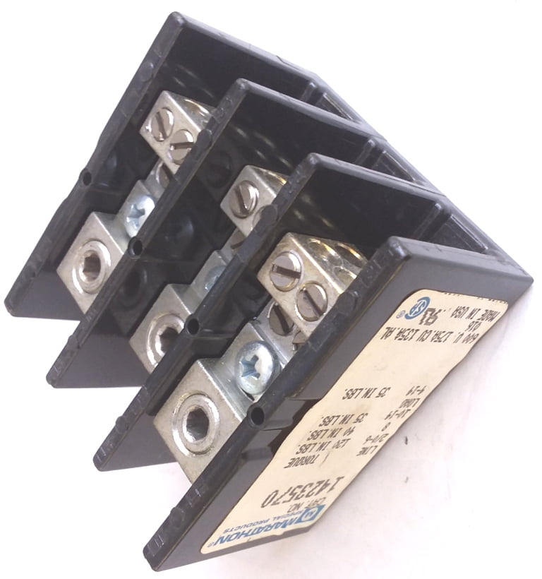 Marathon 1423570 175A 3P 600V multitap terminal lug kit block