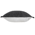 thumbnail image 3 of Laddha Home Designs Power Loomed Solid Cotton Throw Pillow Cover - 20" - Jet Black, 3 of 6
