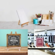 U.S. Art Supply 10.5 Tabletop Display Stand A-Frame Artist Easel - Beechwood Tripod, Kids Student Painting Party Holder