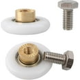 thumbnail image 5 of Shower Door Roller, Roller Caster Wheel For Shower Door Sliding Rollers Door Roller Replacement Wheel 4pcs (20mm) Baobao, 5 of 5