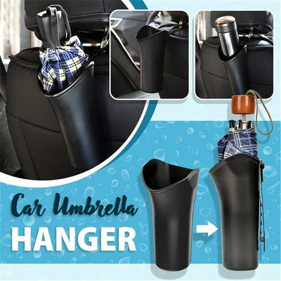 Deals Qaailabf Cintre de Parapluie de Voiture Cintre de Parapluie Intérieur de Voiture Seau de Rangement de Sac