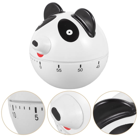 OUNONA Shaped Mechanical Kitchen Timer for Kids and Adults, Multi-Color Plastic, 60-Minute Cooking Timer