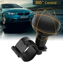MELIVO Black Universal Car Steering Wheel Knob Heavy Duty Steering Wheel Knob Spinner Handle Ball