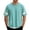 Light Blue, variant on Men's Short Sleeve Shirts, Mens Short Sleeve Jersey T-Shirt Fake 2 Piece Preppy Japanese Korean Summer Shirts Streetwear Hip Hop Punk Shirt Gray XL