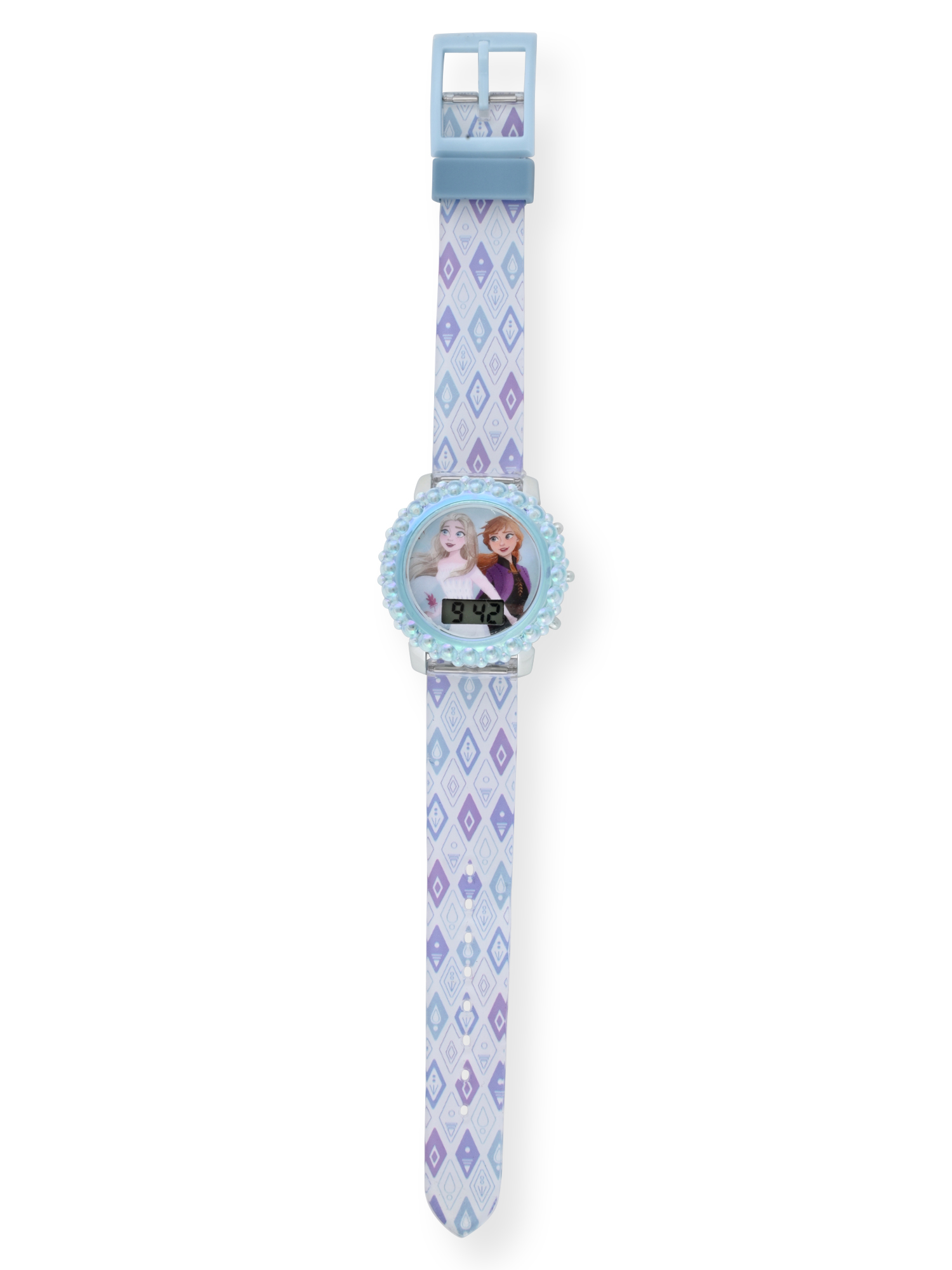 FZN4932WM Frozen Flashing Lights LCD Watch with Printed Strap - image 2 of 4
