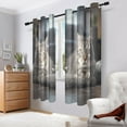 thumbnail image 6 of Cat Floor Sofar Blackout Curtains Thermal Insulation 63 inch Grommet for Bedroom Living Room Bathroom Kitchen Windows 2 Pack, 6 of 6