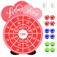 thumbnail image 1 of Juego de mesa de dardos para el Día de San Valentín HEYPRIIL para niños con 12 bolas, 1 of 6