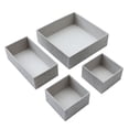 thumbnail image 3 of Better Homes & Gardens Gray 4-Piece Hard-Sided Drawer Organizer Set, 3 of 11