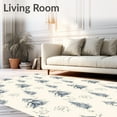 thumbnail image 2 of ODIKA 4'x6' Machine Washable Non-Slip Area Rug, Joyful Fir Celebration Magical Wonderland Enchanted Surface High Traffic Rug, Gray, 605588, 2 of 7