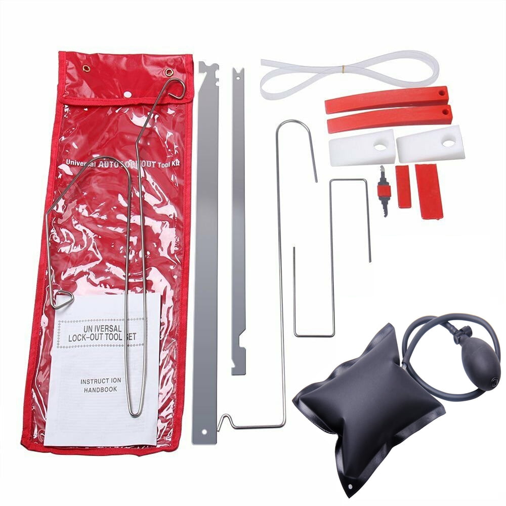 Nextirrer 12pcs Universal Lockout Car Door Opener Kit With Air Pump Car Tool Kit Walmart Com