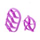 thumbnail image 1 of Yuarrent Juego de 2 uds de moldes para prensa de masa, molde para hornear rollos de pan, cortadores de pastelería de plástico Herramientas y accesorios para hornear Numero 3 Yuarrent HA040753-03, 1 of 1
