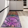 thumbnail image 4 of Multicolor Paisley and Floral Pattern Kitchen Rug Mat,Kitchen Runner Rugs Non Skid Washable,Decorative Kitchen Floor Mats for Kitchen,Sink,Laundry,17"X47", 4 of 5