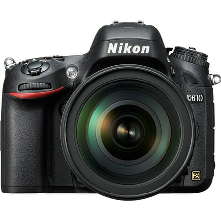 Nikon Black D610 DSLR Camera with 24.3 Megapixels and 28-300mm Lens