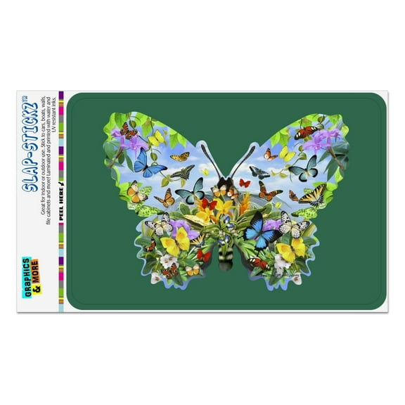 Butterflies in Butterfly Shape Home Business Office Sign