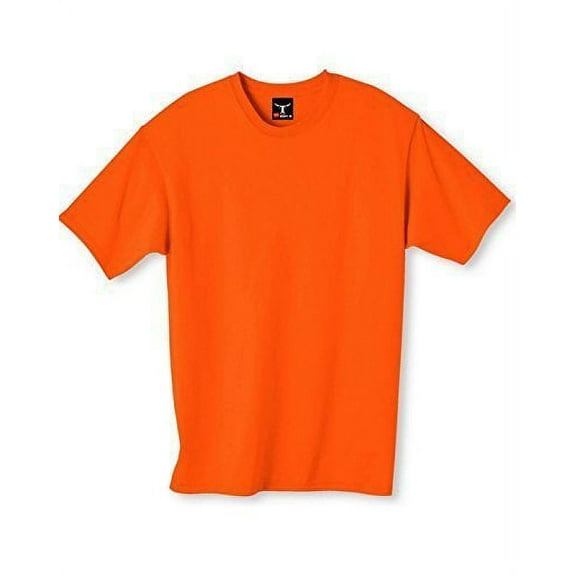 Hanes Beefy-T Men`s Short-Sleeve T-Shirt (Pack of 3) 3 Orange