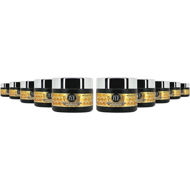 10 Tarros de Crema de Jalea Real Natural JYE Hidratante