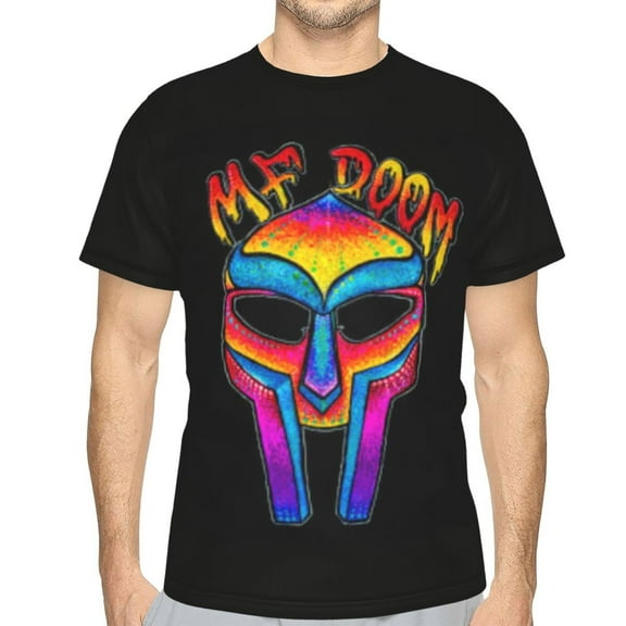 Mf Doom Unisex 3d Pattern Printed Short Sleeve T-Shirts Casual Graphics Tees Small