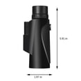 thumbnail image 3 of TIMIFIS Monocular 12 X 50 Monocular For Adults High Definition Large Field Of View Monocular For Bird Watching Animals Viewing Outdoor Sports Game Concerts ummer, 3 of 8