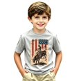 thumbnail image 4 of WERYOUNG Boys Graphic Tees With Cowboy Print Fashionable Short Sleeve Crewneck T Shirts For Children Youth Back To School Soft Tops 2-3 Years, 4 of 4