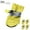 Yellow L3, variant on ufehgfjh Tax Free Weekend Dog Shoes for Small Dogs Dog Shoes Paw Protector with Reflective Straps Non Slip and Water Proof Dog Booties Puppies 4PC
