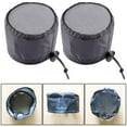 thumbnail image 3 of RAINB Beach Umbrella Patio Umbrella Umbrella Outdoor Patio Vent Cover 2Pcs Grow Tents Duct Filter Vent Cover with Elastic Band Fixed Buckles for Plant 6in, 3 of 4