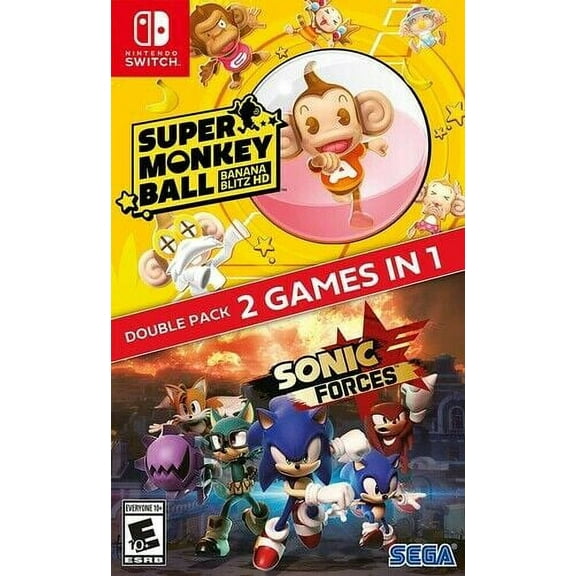 Sonic Forces   Super Monkey Ball: Banana Blitz for Nintendo Switch [New Video Game]