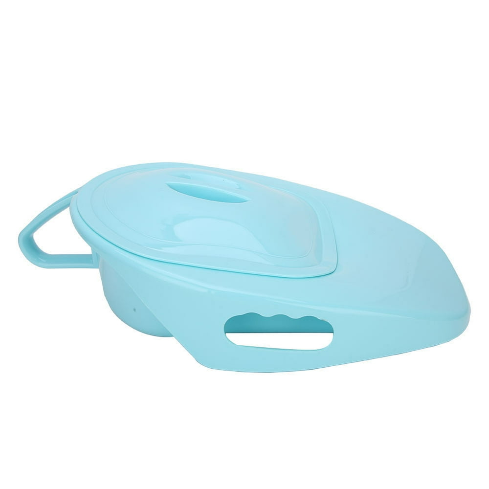 DOACT Bedpan , Professional Unisex Bedpan Smooth Contour Pan With Lid