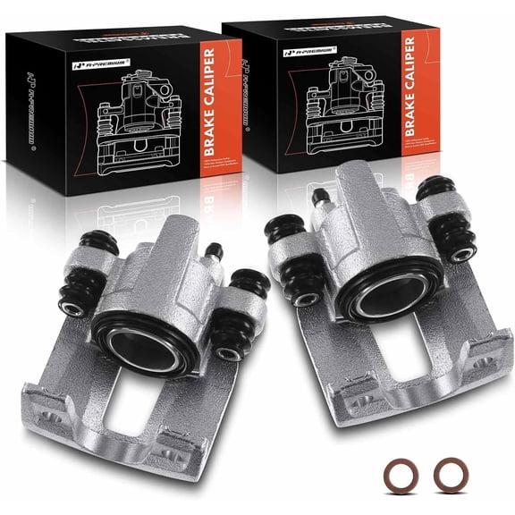 A-Premium Disc Brake Caliper Assembly Without Bracket Compatible with Ford Explorer Ranger Mercury Mountaineer 1995-2002 Rear Left and Right 2-PC