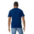thumbnail image 3 of Gildan Short Sleeve Crewneck T-Shirt, Softstyle Midweight Classic Shirt, Navy Tee, XL, 3 of 5