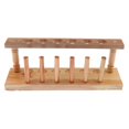 thumbnail image 2 of lionlar Kits de Fournitures de Laboratoire - Support de Rangement pour Tubes d'Essai en Bois à 6 Trous, 2 of 8