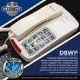 thumbnail image 2 of Med-Pat D8WP Waterproof Desk Set Telephone w/Ring/in-Use Light Indicator- Office and Home Phone with Large Buttons, Full Volume Control, Corded Landline Phone for Seniors & All- Cream, 2 of 5